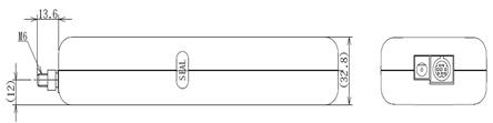 DS2系列外置傳感器推拉力計結(jié)構(gòu)尺寸圖2